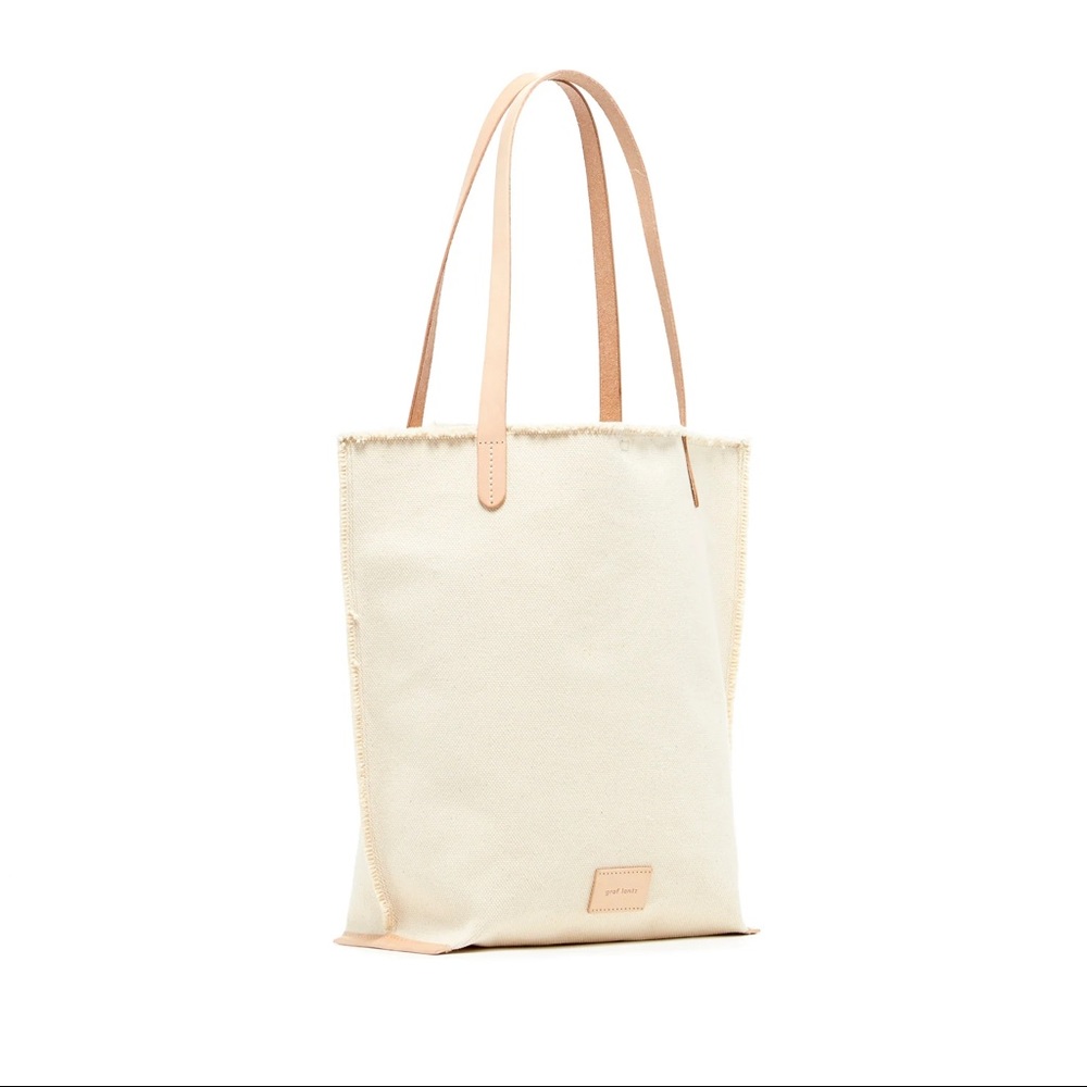 [graf lantz] Hana Tote Canvas • Natural / Natural